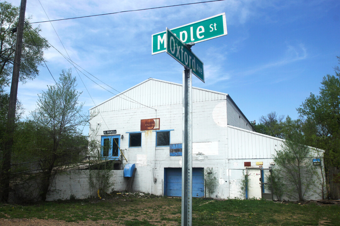 The Redevelopment Authority and the city of Eau Claire own multiple properties slated for redevelopment along the West Bank of the Chippewa River, including this storage building on Maple Street.