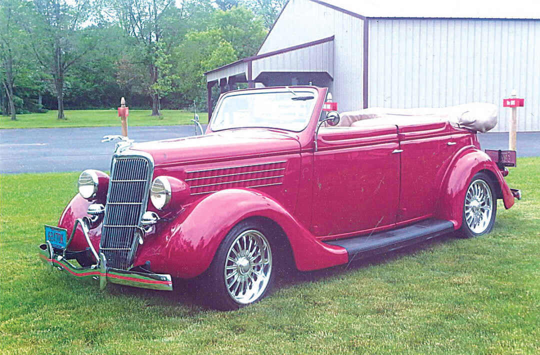 This 1935 Ford convertible and 1977 Trans Am will be at the show.