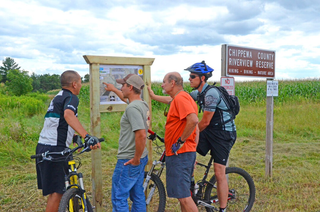 MAPPING THE ROUTE. Area 178 is a newly updated off-road trail system on the outskirts of Chippewa Falls.