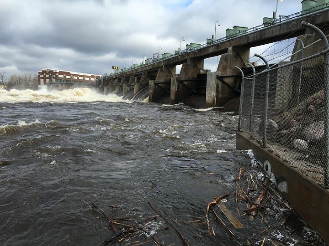 HOT DAM. The rivers are raging through the Chippewa Valley this Spring. Here’s a shot from a Volume One reader taken Thursday, March 17, of the Chippewa Falls Hydro Generating Station.