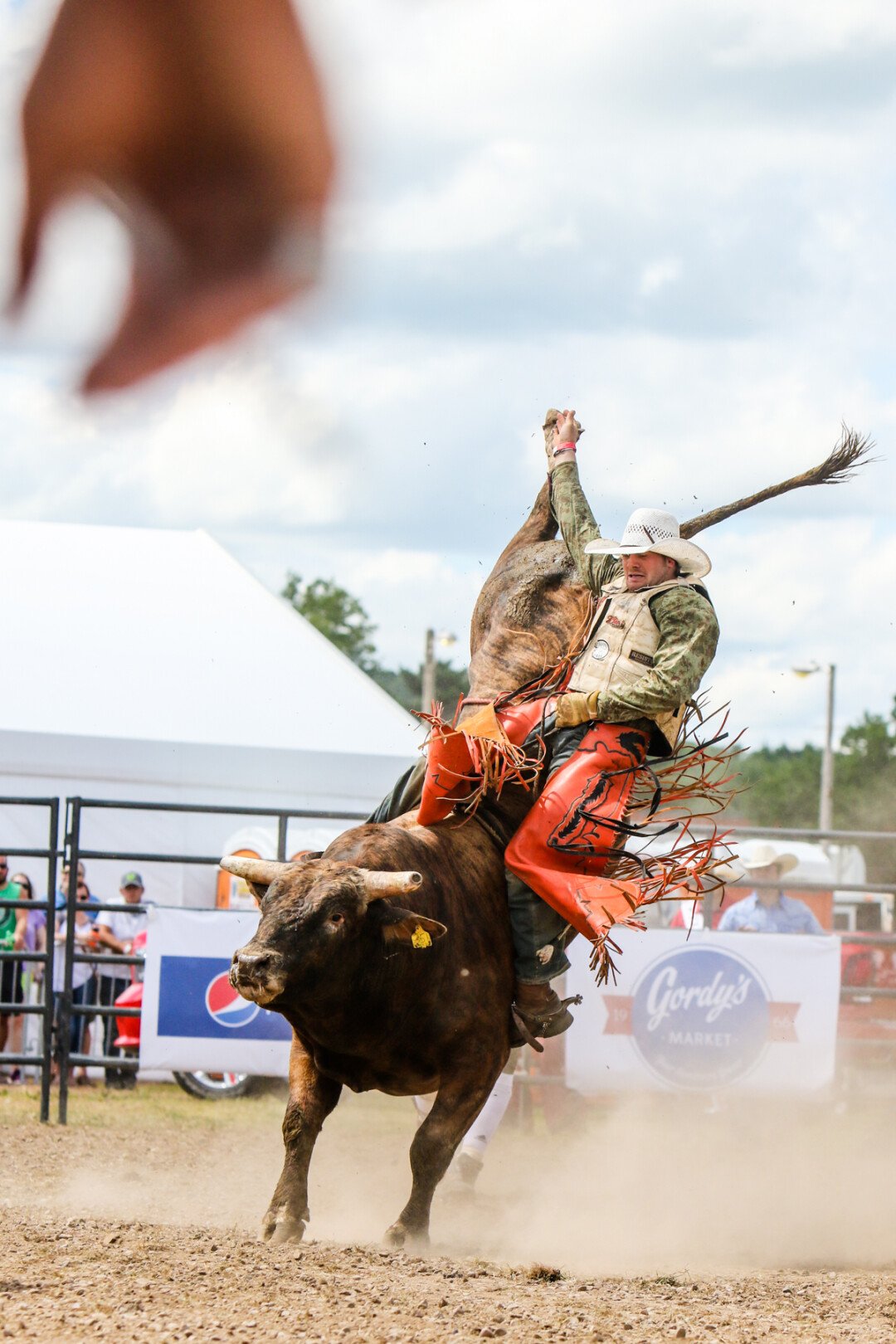 He’s really bulling his OWN weight. Rodeo style competitions were a big part of this year’s Northern Wiscosnin State Fair, held on the fairgrounds in Chippewa Falls July 13-17.