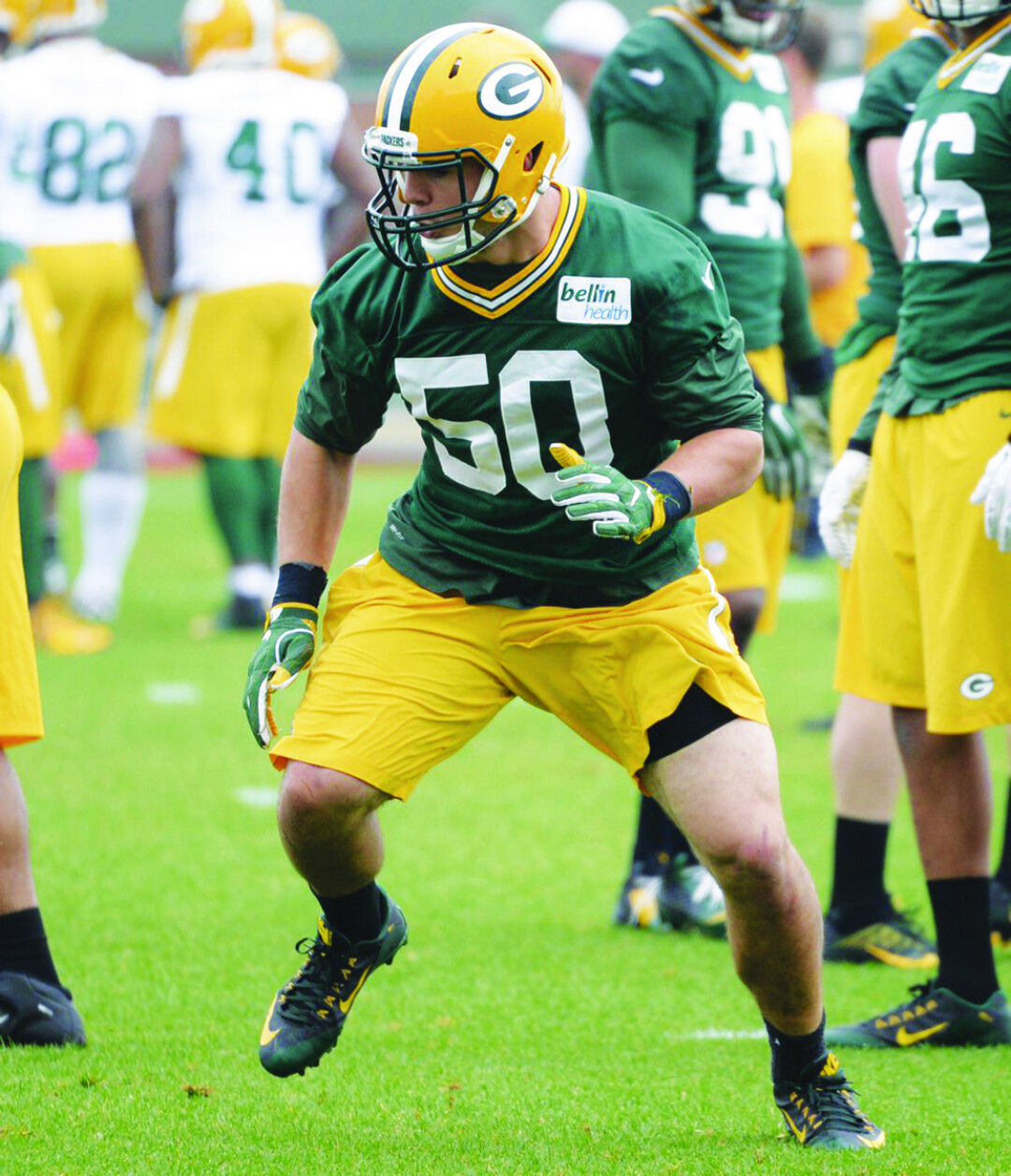 Keep an eye on Packers rookie linebacker Blake Martinez, as he has the skills and talent to have a breakout first year.