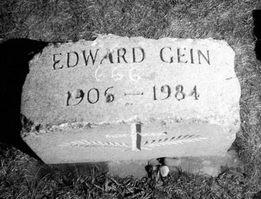 Sorry, road-trippers: Gein’s gravestone is now hidden from vandals.