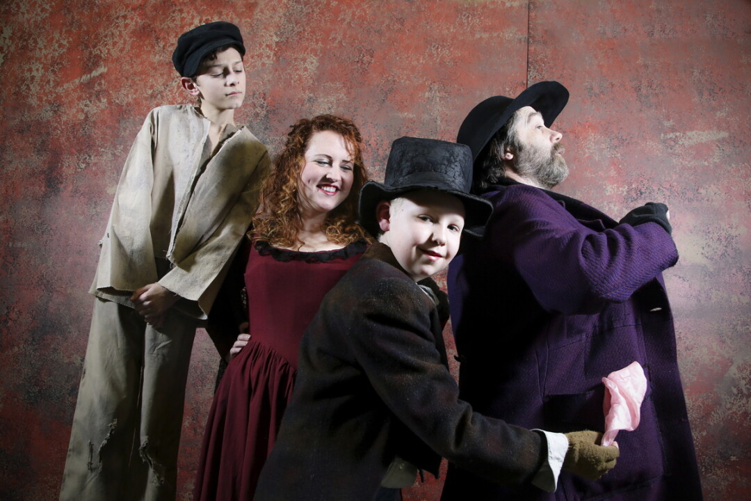 The main cast for the Eau Claire Children’s Theatre’s production of Oliver!