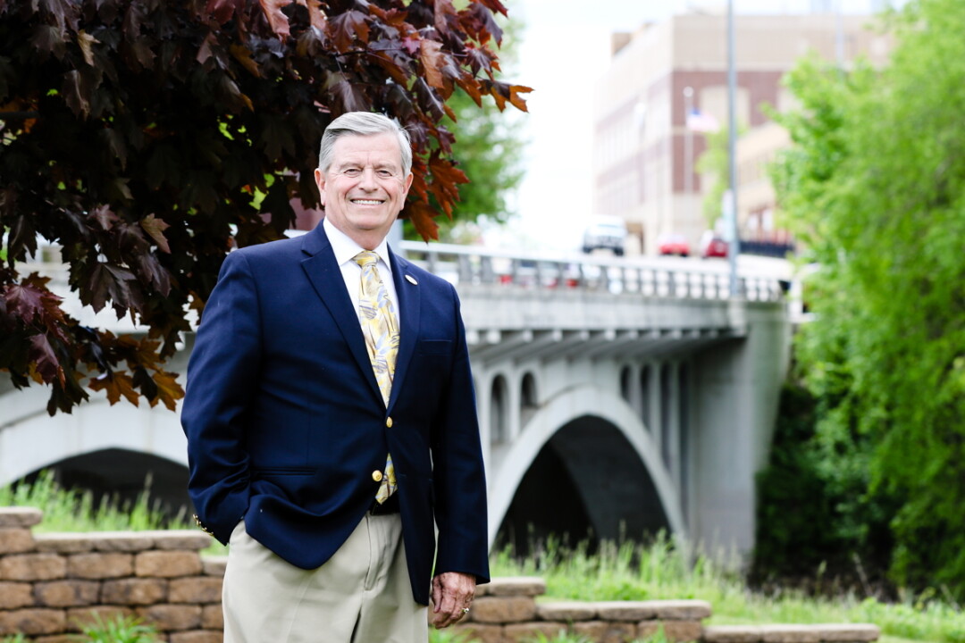 BUILDING BRIDGES. Bob McCoy spent 23 years as president and CEO of the Eau Claire Area Chamber of Commerce. He retires from the post on June 2.