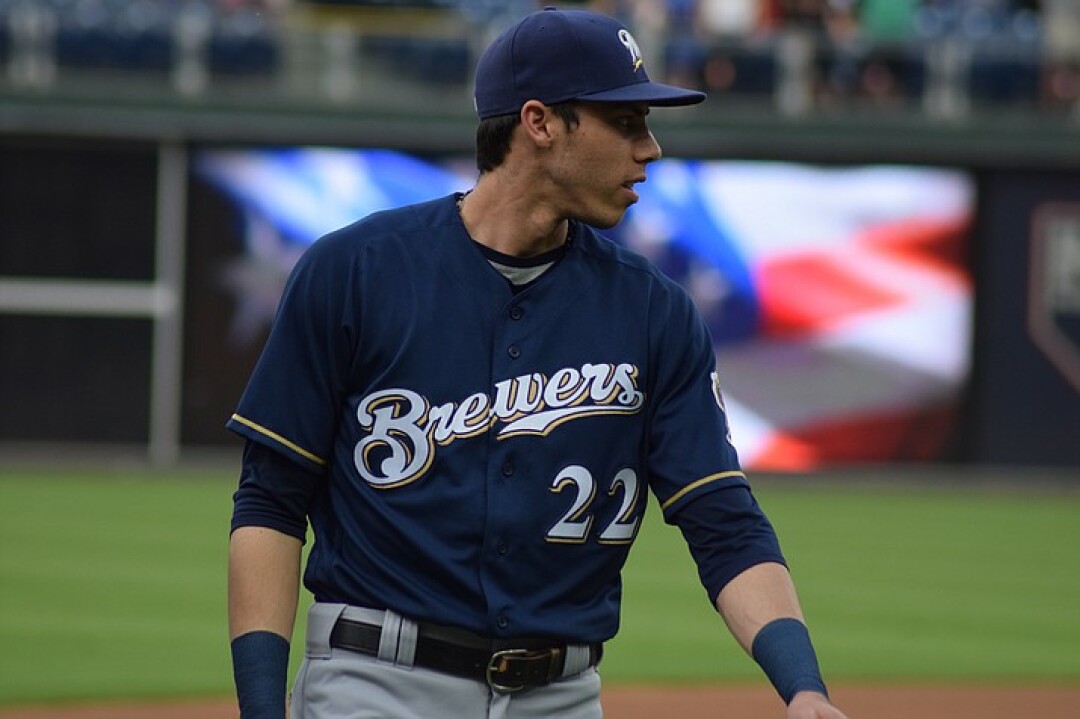 Christian Yelich  of the Milwaukee Brewers (IMAGE: Ian D'Andrea | CC BY-SA 2.0 )