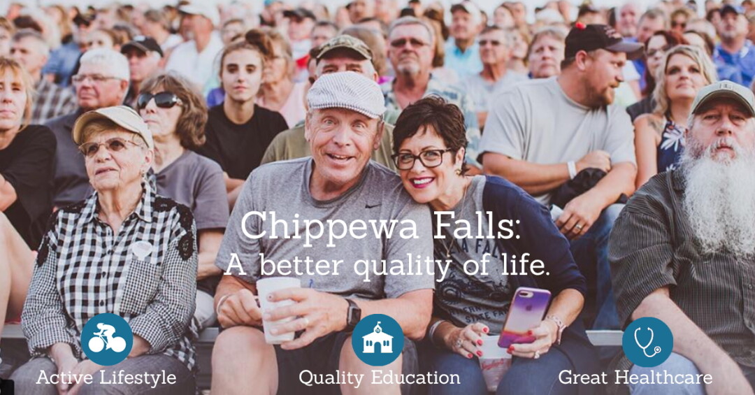 CHILLIN’ IN CHIPPEWA. The Chippewa Falls Area Chamber of Commerce recently launched a website (above) touting the city as a relocation destination for workers.
