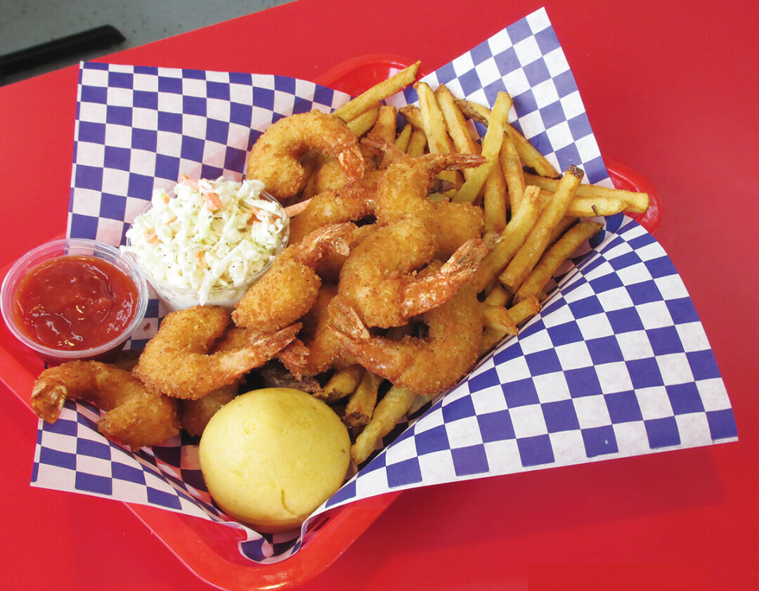 FRIEND FOOD FRENZY. Dig into food-truck inspired fare at Anderson's Chic-n-Fish in Chippewa Falls.