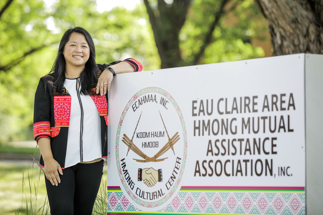 A HEART FOR OTHERS. True Lor Vue, the new executive director of the Eau Claire Area Hmong Mutual Assistance Association, brings her experience in ceramics, education, to spread more love to the community.