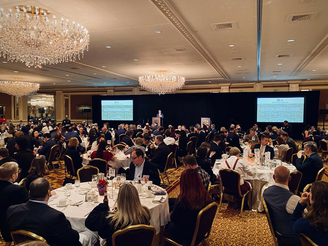 THE BIG LEAGUES. The Milwaukee Press Club's Gridiron Awards Dinner on May 6, 2022, at the Pfister Hotel in Milwaukee.