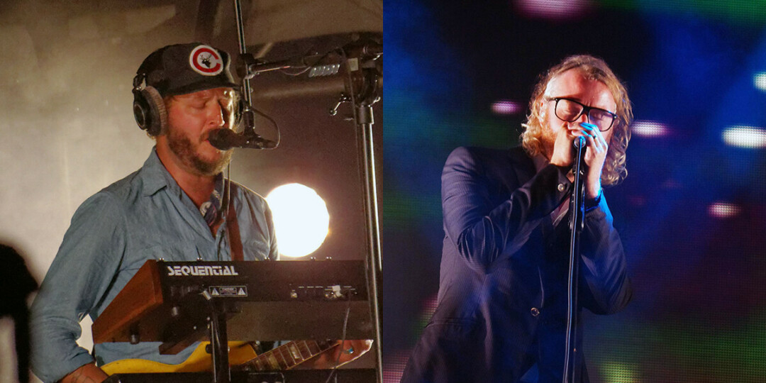 HELLO AGAIN. Justin Vernon, left, and Matt Berninger of The National can be heard on a new single, 