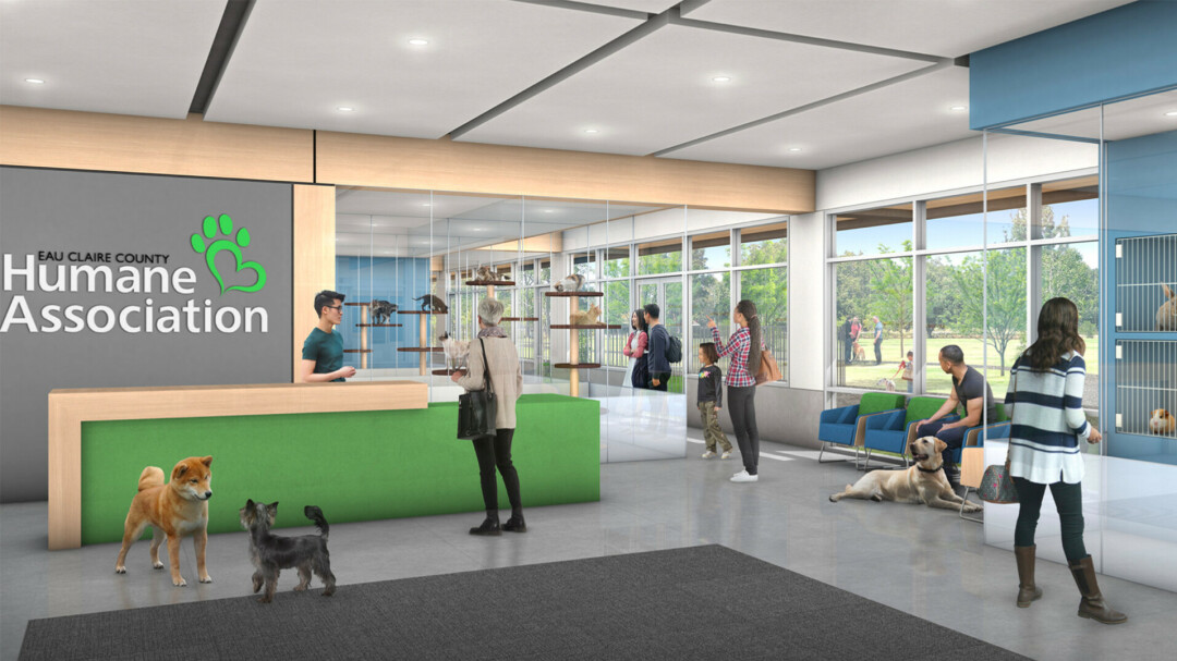 A COMMUNITY EFFORT. ECCHA's capital campaign is a year ahead of its expected campaign process, meaning the local shelter could begin construction on its new building plans as early as spring 2023. (Image from ECCHA campaign building plan)