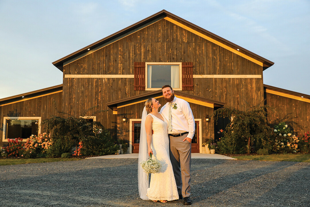 ELEGANT YET RUSTIC. Lilydale Dance Hall & Event Venue in Chippewa Falls offers a variety of ceremony and reception options.