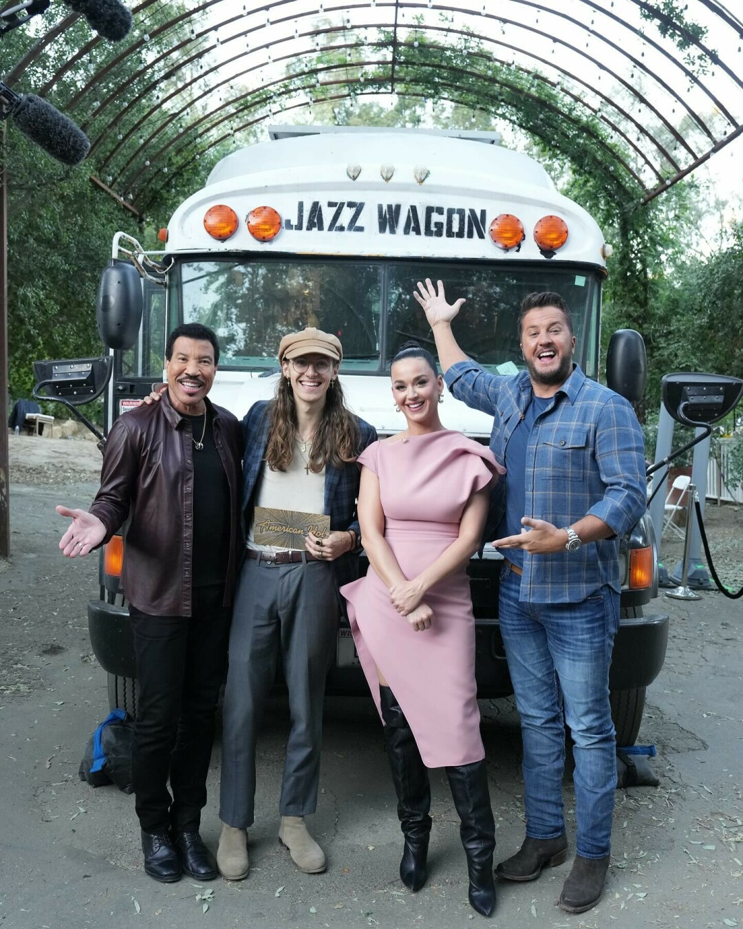 CJ with Lionel Richie, Katy Perry, and Luke Bryan