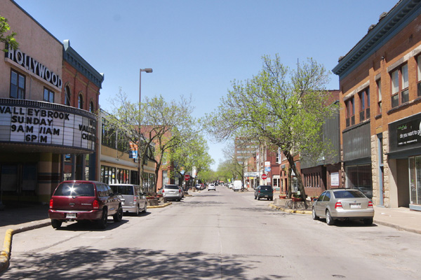 Downtown Eau Claire, where lots of stuff is happening.