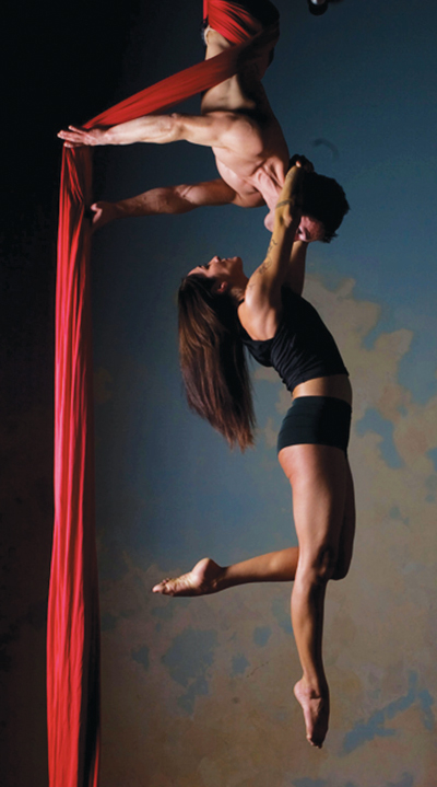 The Mabel Tainter Center for the Arts will host the Xelias! Aerial Arts Performance Company on Sept. 22.