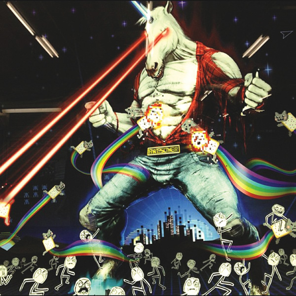 IF YOU TRIED TO EXPLAIN IT, YOU’D JUST RUIN IT FOR YOURSELF. Pictured above: Terminator Jeans’ inexplicable Facebook cover art (www.facebook.com/terminatorjeans)