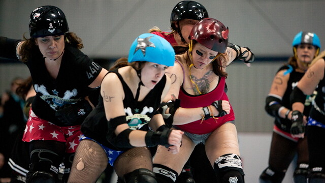 The Chippewa Valley Roller Girls are back at it today. Details below.