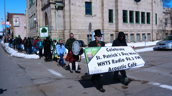 Today! WHYS 96.3fm 9th Annual St. Paddy's Day Shortest Sidewalk Parade & Celebration