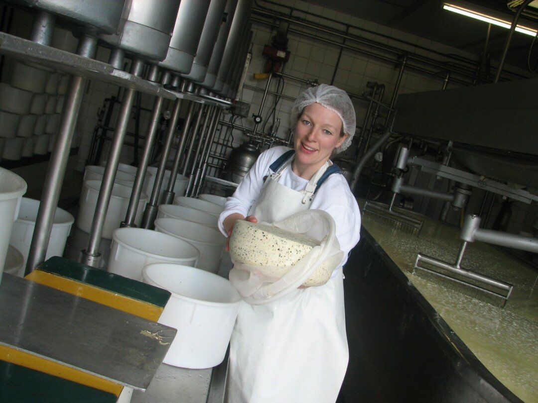 Marieke Penterman, owner of Holland’s Family Cheese in Thorp, maker of award-winning Goudas. Penterman is presenting on Thursday, Oct. 8.
