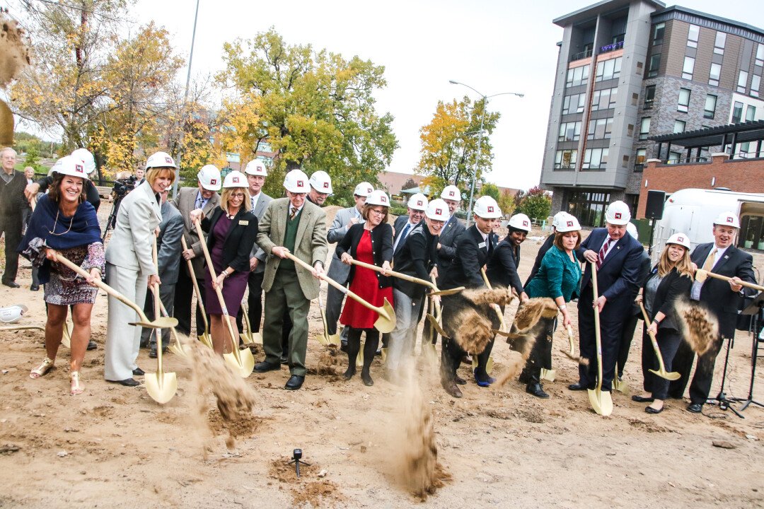 A groundbreaking ceremony on Thursday, Oct. 6 for the Confluence Art Center.