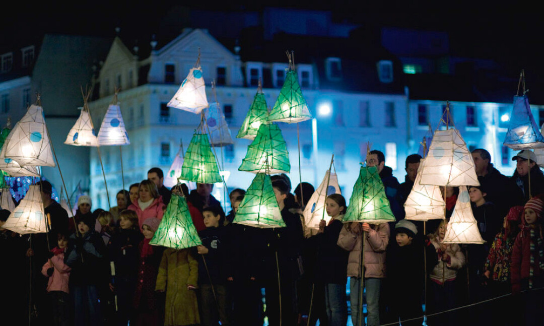 Events for the kids include a Little Lantern Parade (like this one in the U.K.) at the Children’s Museum of Eau Claire at 5pm. Image: Jersey Tourism/Creative Commons
