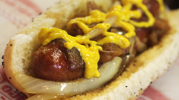 The Chicago-style dog, of course – found at Samboney’s Hot Dog Stand, 1907 Brackett Avenue, Eau Claire.