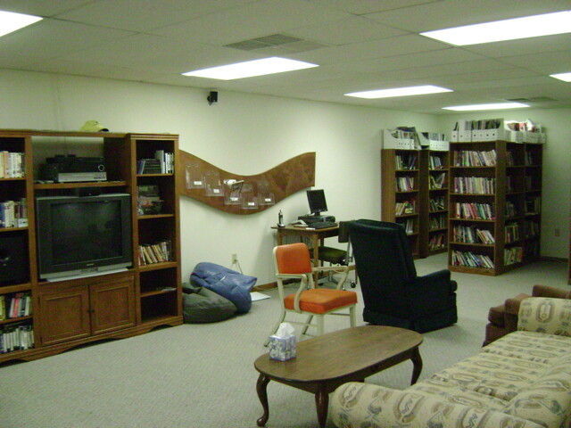 The LGBT Center's library.