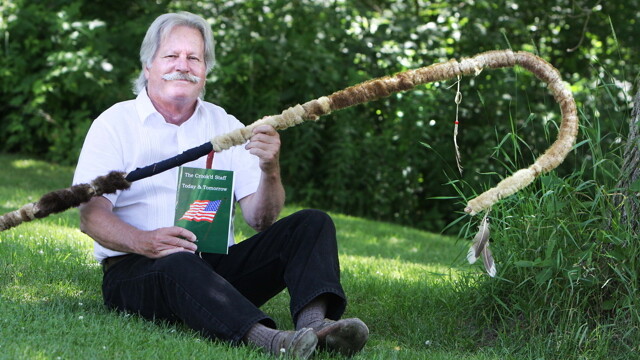 Fall Creek writer Pete Roller’s historical trilogy started with The Crook’d Staff. Beginning with an Irishman’s immigration to America, the story spans 1857 to 1997.