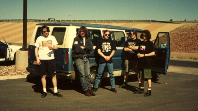 90s rockers Venison, shown here savoring life on the road.