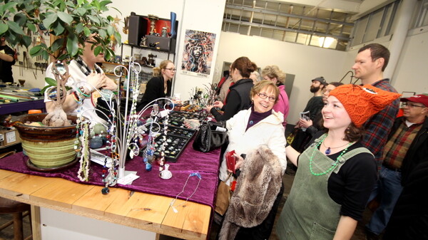 The Banbury Art Crawl, held in February, annually features artists whose studios are in the converted tire factory as well as outside exhibitors.
