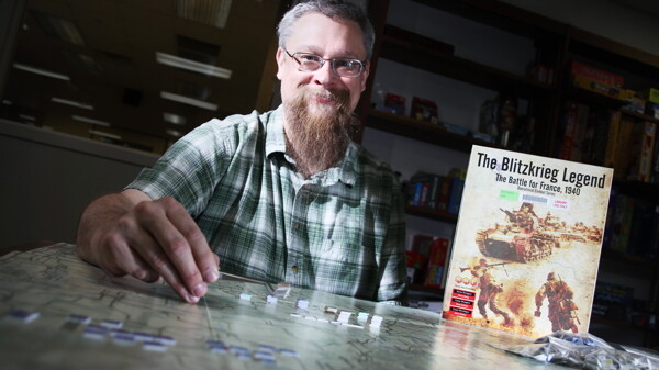 THIS MEANS WAR! Hans Kishel spent the better part of a decade creating The Blitzkrieg Legend: The Battle for France, 1940, a strategy board game.