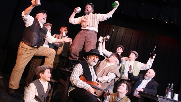 L’CHAIM! TO LIFE! The gang from Anatevka gets its drink on in the CVTG’s production of Fiddler on the Roof.