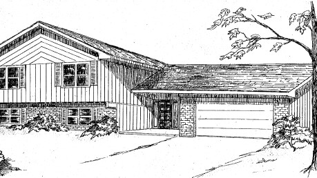 BLAST FROM THE PAST. This bi-level built by Pabich Homes was part of the very first Chippewa Valley Home Builders Association Parade of Homes (then called the Home Parade) in 1975.