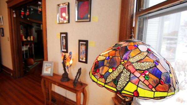 YOU’LL JUST HAVE TO WING IT. Galaudet Gallery, 618 S. Farwell St., currently features a Christmas art show, as well as other items, such as replica Tiffany lamps.