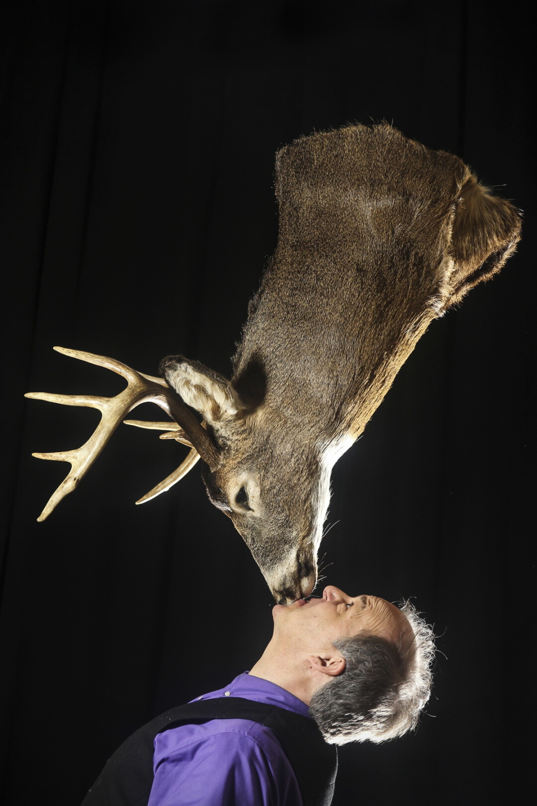 JUST KISS ME, DEER. Stores from Steve Russell’s 35-year career as a traveling comedic entertainer provided plenty of material for his new one-man stage show, The Casual Suspect.