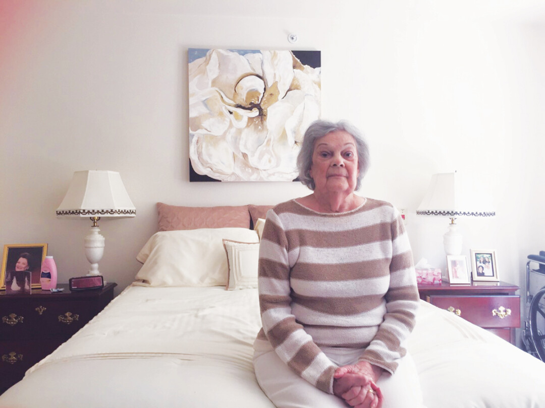 PRIZED POSSESSIONS. Nearly every wall of Marlene Reppert’s apartment in Eau Claire is adorned with paintings she’s done in recent years. The same goes for the homes of other family members.