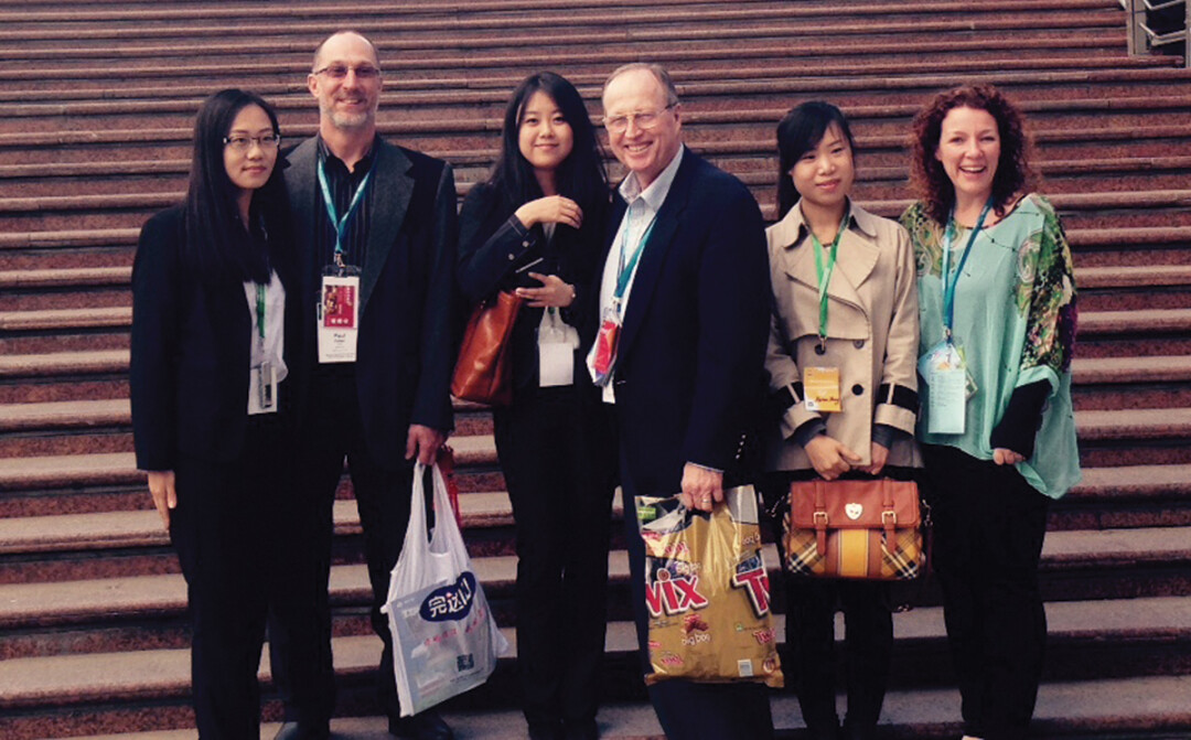 Marieke Peterman, far right, took part in a Wisconsin trade mission to China in April.