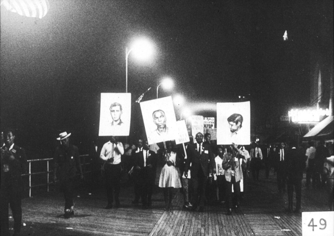 Freedom Summer protests in Atlantic City, N.J., in 1964.