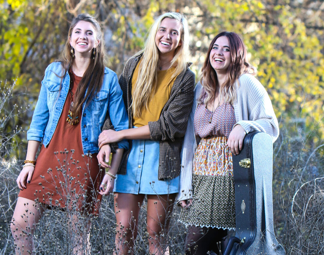 SOUL SISTERS ... AND ACTUAL SISTERS. From left, Mookie, Becca, and Hannah Morton hail from Baldwin and perform as the Morton Sisters. Their new EP is called Neap Tide.