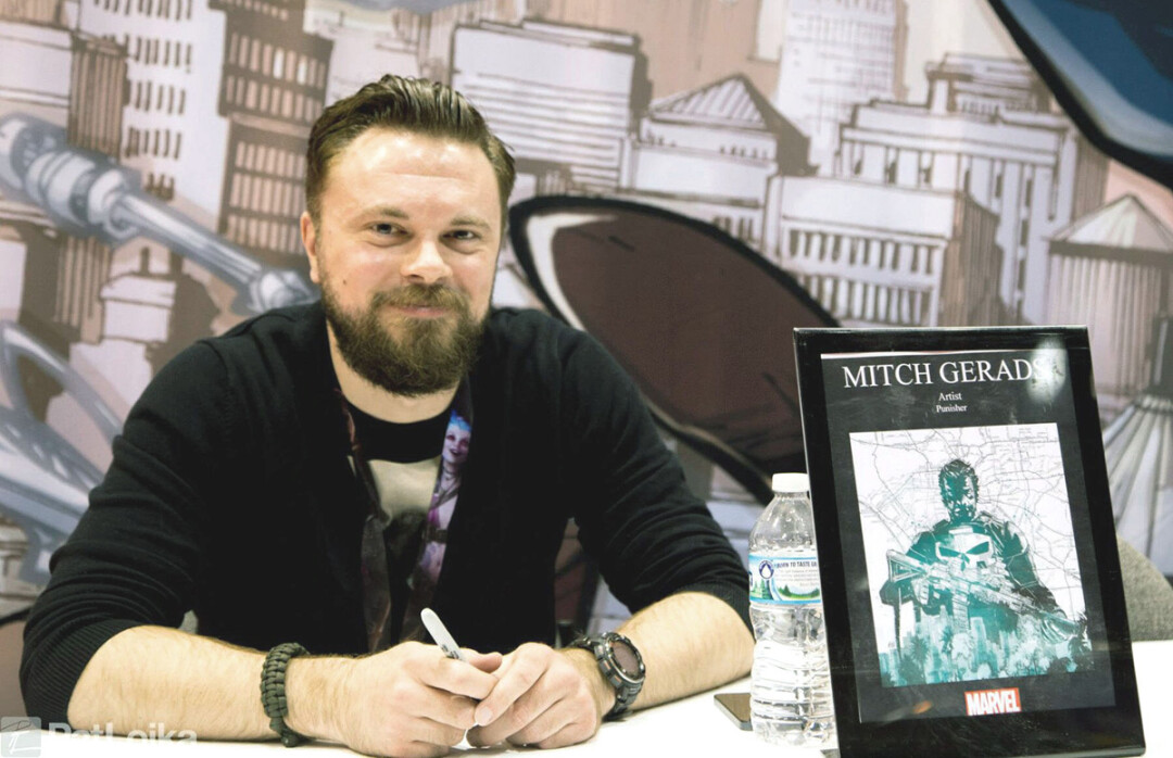 DRAWING IT ALL TOGETHER. UW-Stout graduate Mitch Gerads has worked on titles such as The Punisher.