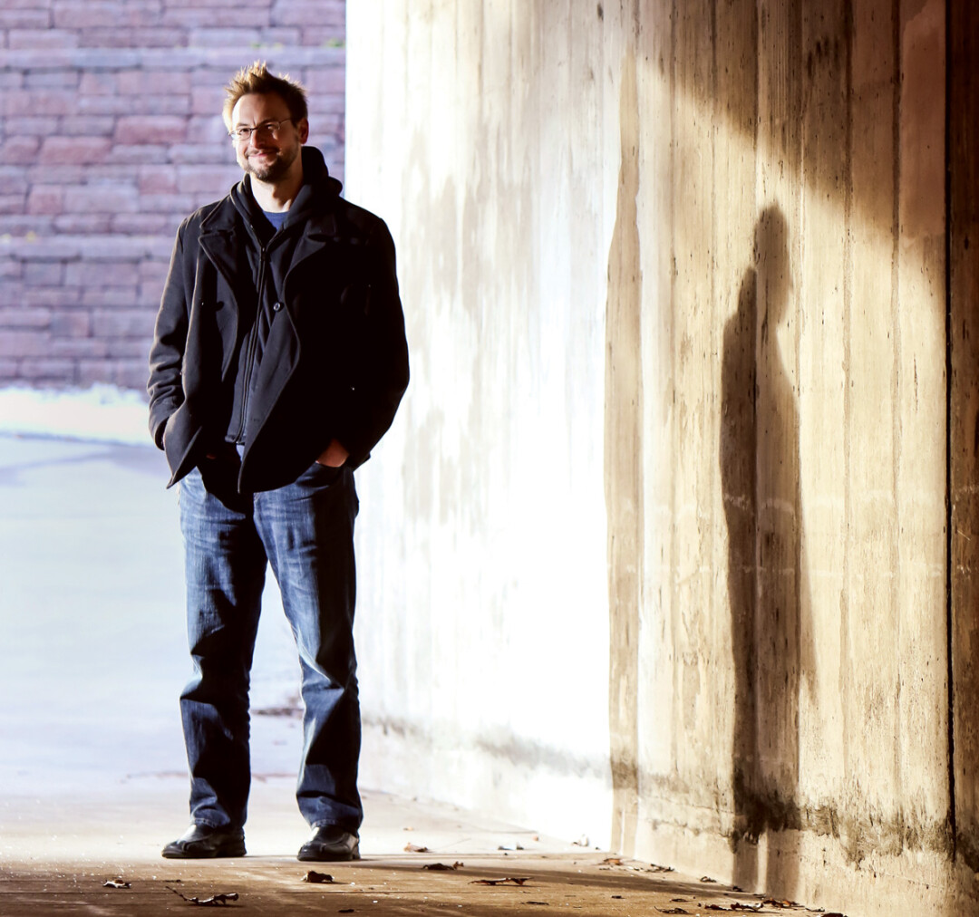 TUNNEL VISION. Local poet and teacher Andrew Patrie is unleashing a new book of poetry – Half-Life – on March 19 at The Plus in Eau Claire. In part, the book draws from his thoughts on turning 40. 