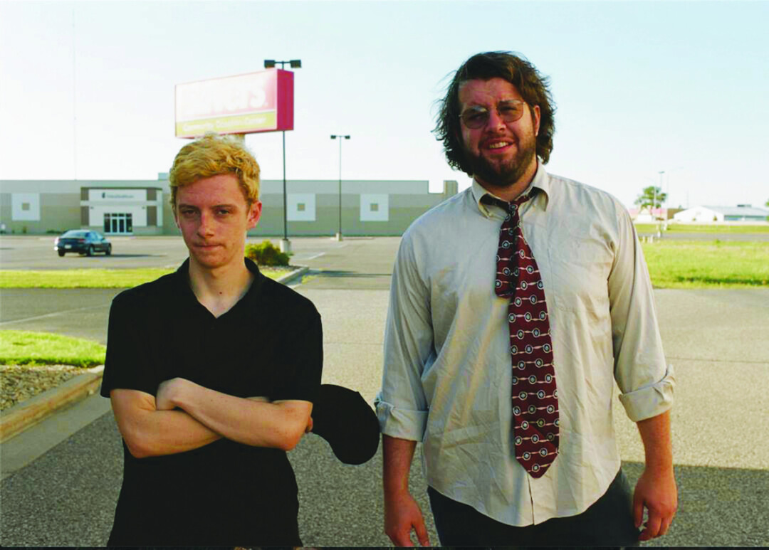 Mack Hastings and Ian Jacoby, the stars of Jaywalking, a feature film directed by Peter Eaton