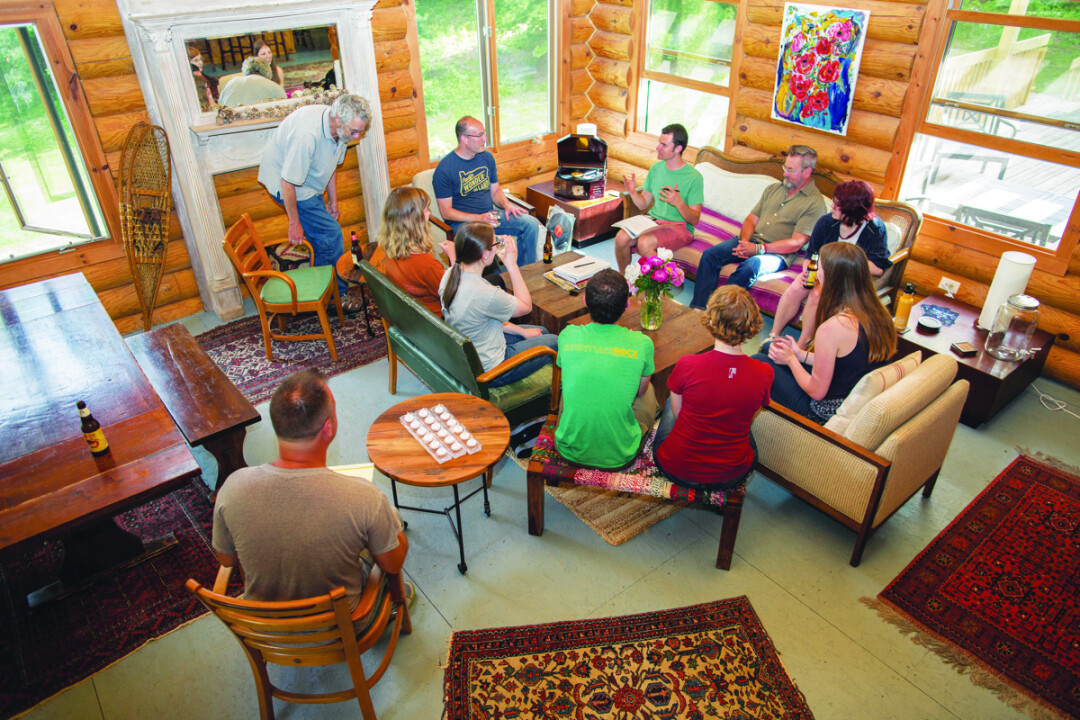 A writer's retreat at the Cirenaica lodge hosted by the Chippewa Valley Writer's Guild. 