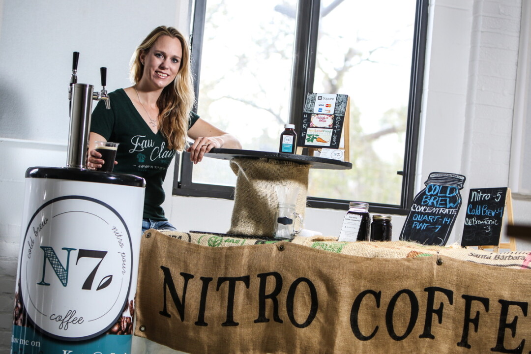 JAVA JOLT. Katy Stevens is the entrepreneur behind N7 Café, which offers mobile cold-brew and nitro coffee.