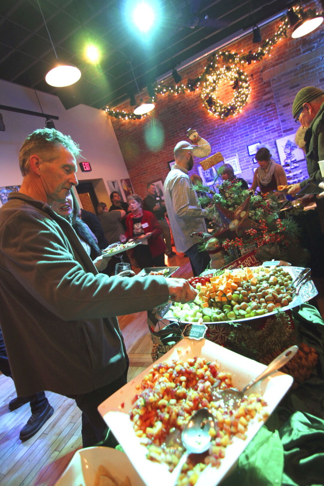 Holiday party catered by KP Katering.
