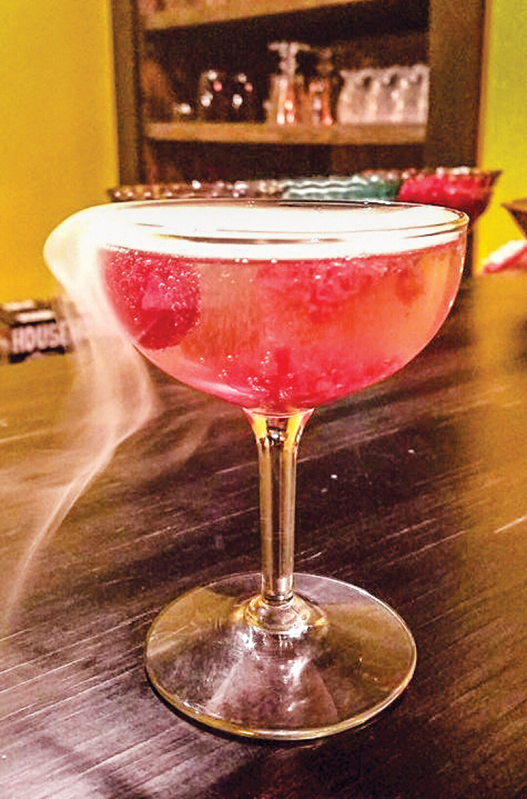 The Witches Heart Cocktail at Stacked in Menomonie.