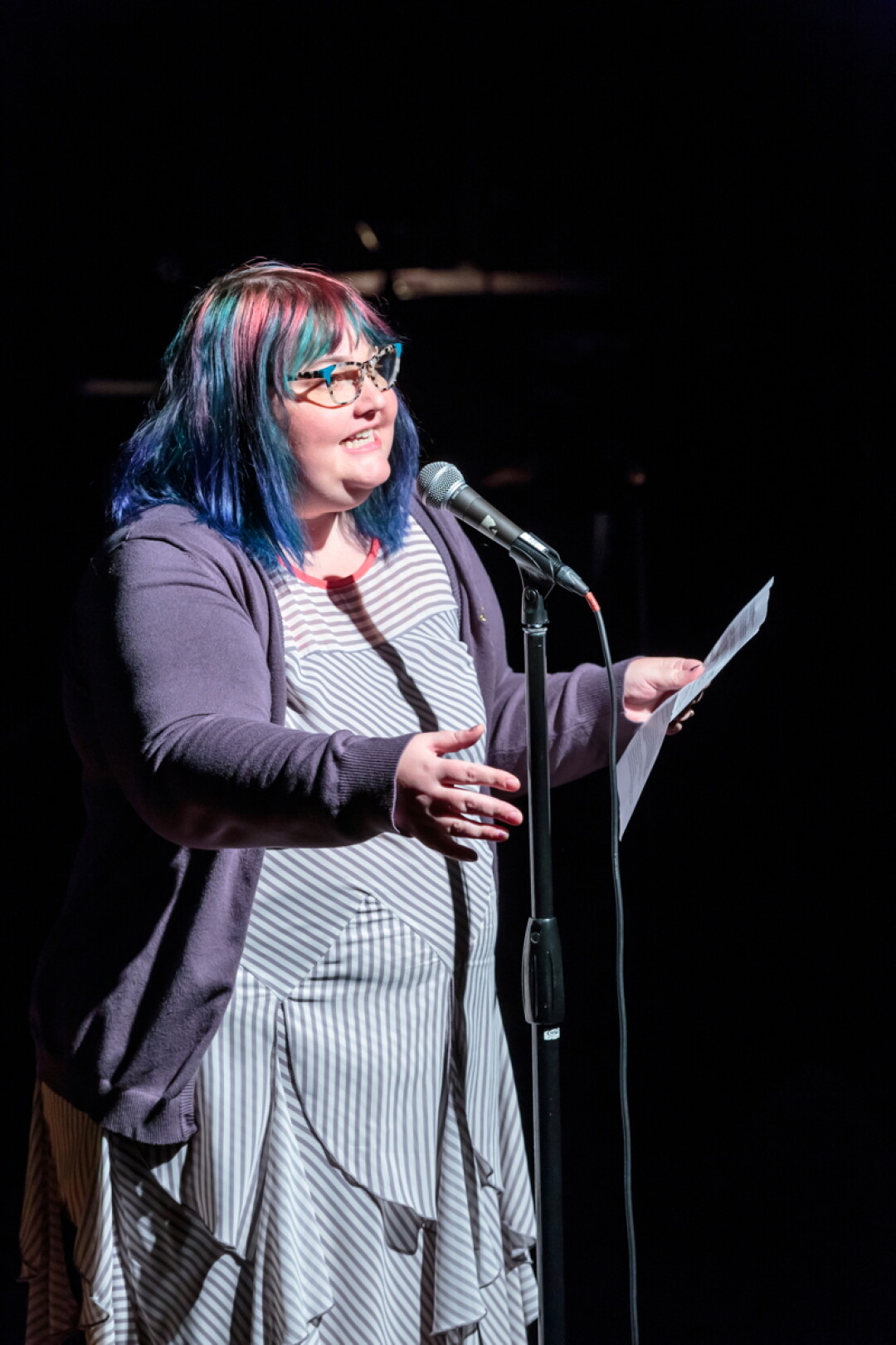 SPOKEN NERD. Strike Theater co-founder and ComCon co-organizer Allison Broeren grew up in Eau Claire. ComCon is a winter retreat/workshopping weekend for comedy writers and performers coming up in February on Lake Holcombe.