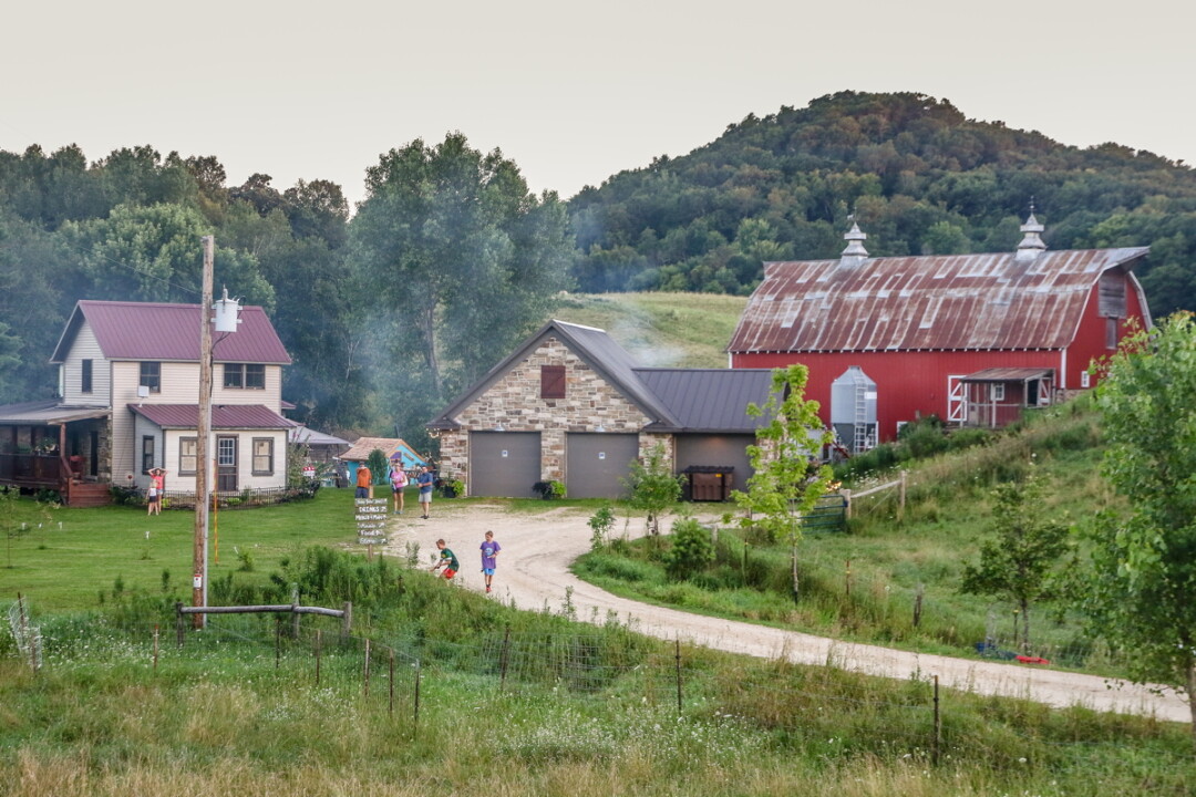 THE MEAT OF THE MATTER. Upcoming events at Together Farms outside of Mondovi include six burger nights in September. The owners have converted the farm from an industrial operation to a self-sustaining ecosystem.