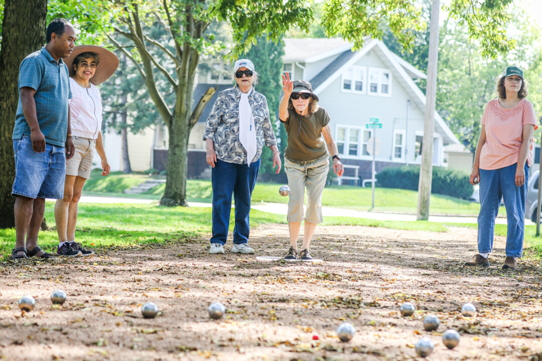 HAVE A BALL! French national and Eau Claire resident Anne-Marie Bittner started the local pétanque revolution in Eau Claire’s Wilson Park.